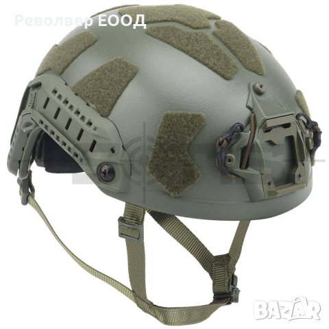 КАСКА NP FAST RAILED SF HELMET – GREEN, снимка 1 - Екипировка - 45056956