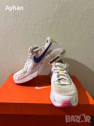 Nike Air Max 90 Excee White Pink Indigo 2021, снимка 4 - Маратонки - 50323701