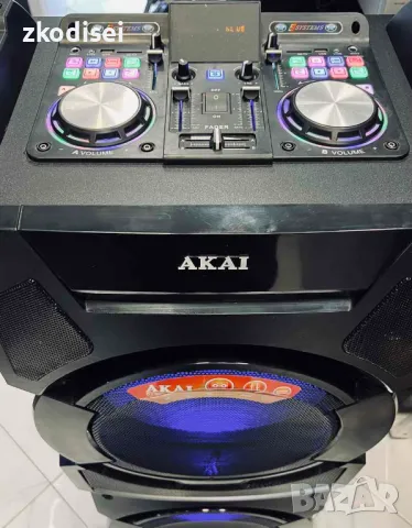 Блутут колона AKAI - DJ-S5H, снимка 2 - Bluetooth тонколони - 48377699