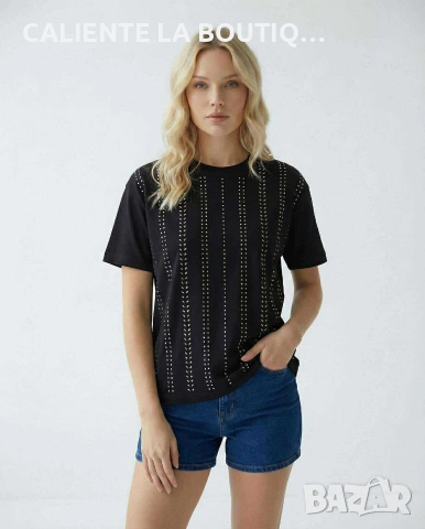 Дамска блуза с камъни 