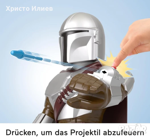 Star Wars Мандалорианец голяма фигура Междузвездни войни 42см Mandalorian, снимка 2 - Фигурки - 50765847