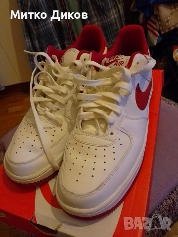 Nike Air Force 1 US 9.5 UK 8.5 #43 275 мм маркови нови маратонки естест.кожа, снимка 11 - Маратонки - 53525310