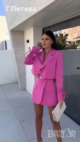 ❌Дамски комплект ( сако + пола-панталон ) , снимка 3 - Комплекти - 53859784
