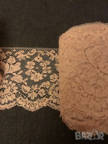 Дантела с цвят “Праскова”* 12 метра, снимка 2 - Други стоки за дома - 53686835