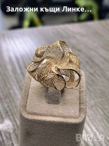 Златен Пръстен 4.71гр / 14К, снимка 6 - Пръстени - 52703951