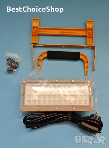 LED работна лампа 6500LM IP67 85-277V щепсел и ключ – 5000K, снимка 4 - Други инструменти - 53927125