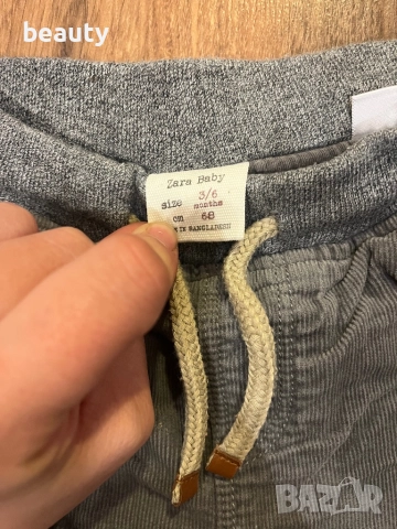 Бебешки джински Zara 68 размер , снимка 2 - Панталони и долнища за бебе - 52258174