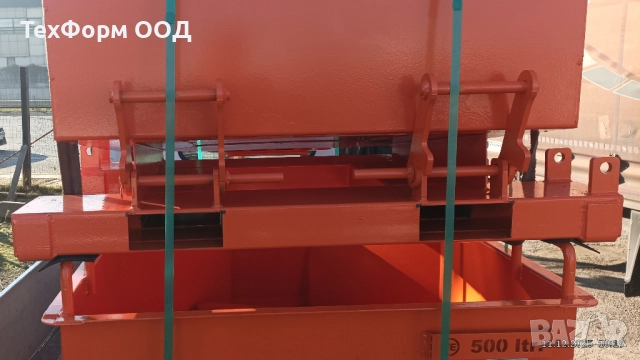 Кюбели за бетон за използване с мотокар / виличен подемник, снимка 6 - Други машини и части - 51754043