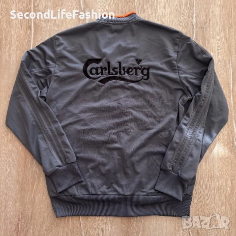 Тренировъчно яке Adidas FC Copenhagen 2017/18 размер L футболен топ , снимка 7 - Якета - 52165206