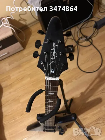 Електрическа Китара Epiphone GT Explorer, снимка 3 - Китари - 46886893