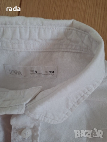 Детска риза ZARA, размер 134, снимка 3 - Детски ризи - 51450755