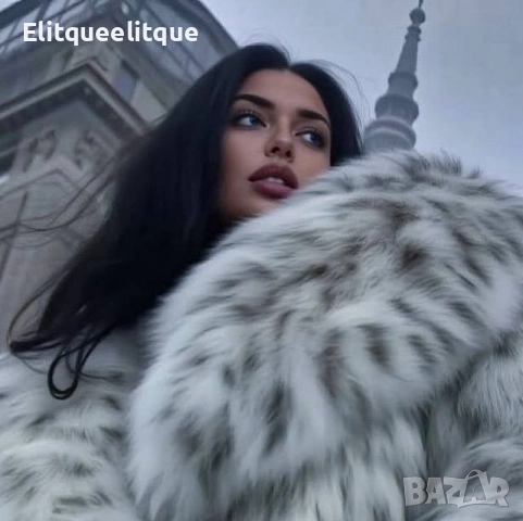 пухено палто, снимка 2 - Палта, манта - 52200171