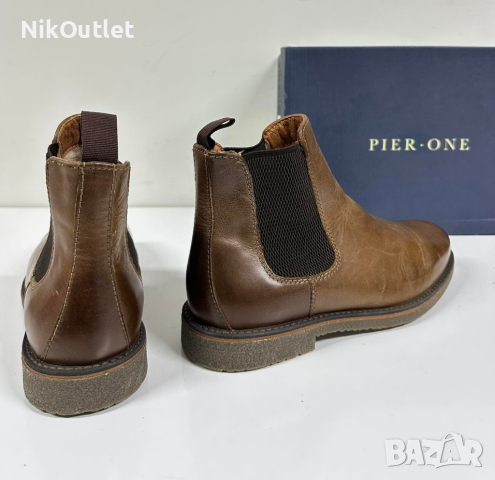 Pier One Leather boots, снимка 4 - Мъжки боти - 44953691