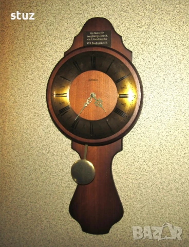 Немски стенен часовник Hermle, снимка 1