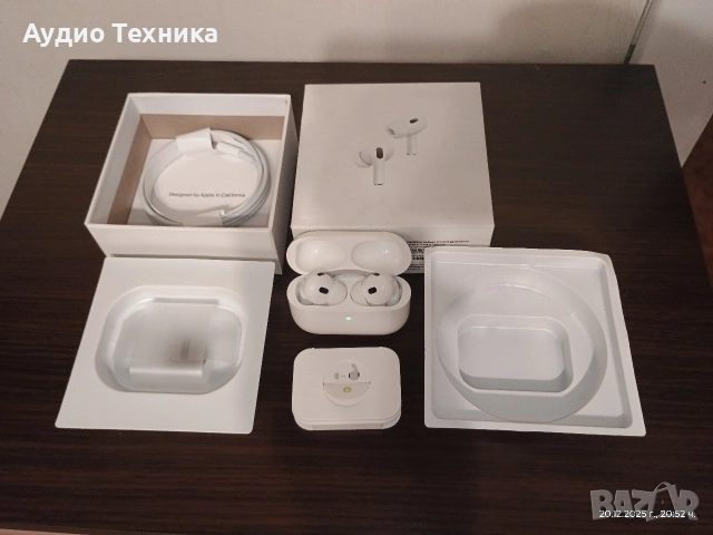 Чисто нови НЕУПОТРЕБЯВАНИ слушалки Apple AirPods Pro 2 generation, снимка 10 - Bluetooth слушалки - 52864410