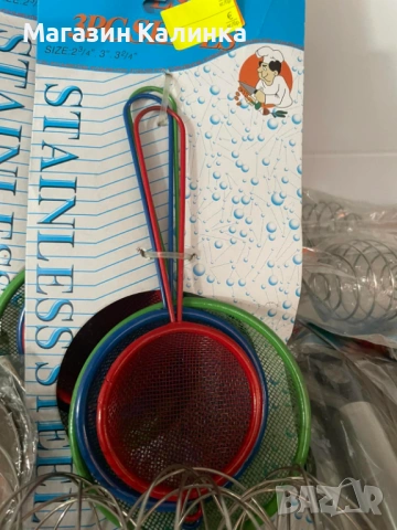 Метални цедки от неръждаема стомана