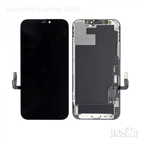 KBS OLED Съвместим LCD Диспей за Iphone 12 / 12 Pro + тъч скрийн  / черен /  , снимка 1