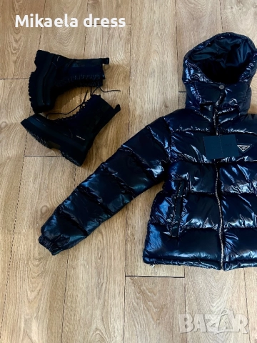 Разкошно суперудобно топло зимно ежедневно яке в черен цвят.С М Л размер, снимка 5 - Якета - 52286440