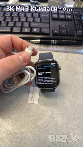 Apple watch 11 46mm  Състояние - Като нов  , снимка 3 - Смарт гривни - 53645432