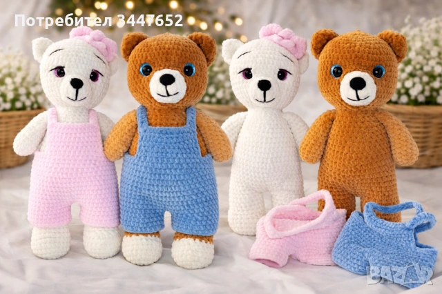 Ръчно плетени играчки / амигуруми, снимка 3 - Плюшени играчки - 54041645