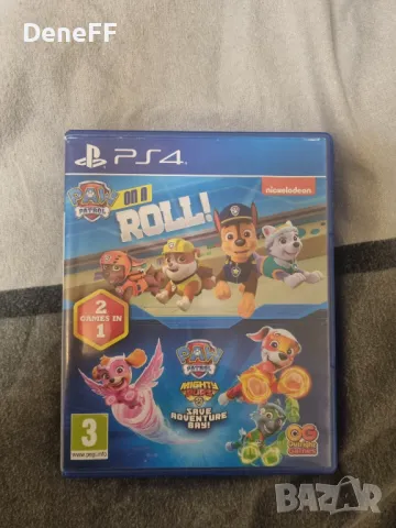 Paw patrol on row + migthy pups ps4 ps5 playstation 4/5 , снимка 1 - Игри за PlayStation - 47769295