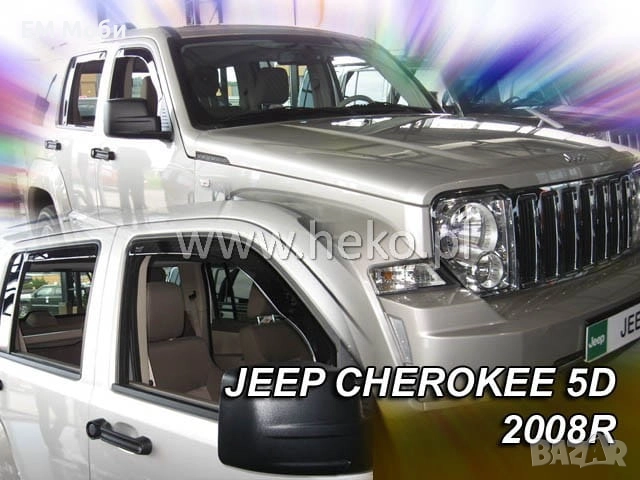 К-кт 4бр Ветробрани HEKO за JEEP Grand Cherokee 99-10 WK2 2011+ Cherokee 07-12 Compass 07-17, снимка 4 - Аксесоари и консумативи - 52319914