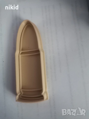 Куршум патрон лов пластмасов резец форма фондан тесто бисквитки резци, снимка 2 - Форми - 53520553