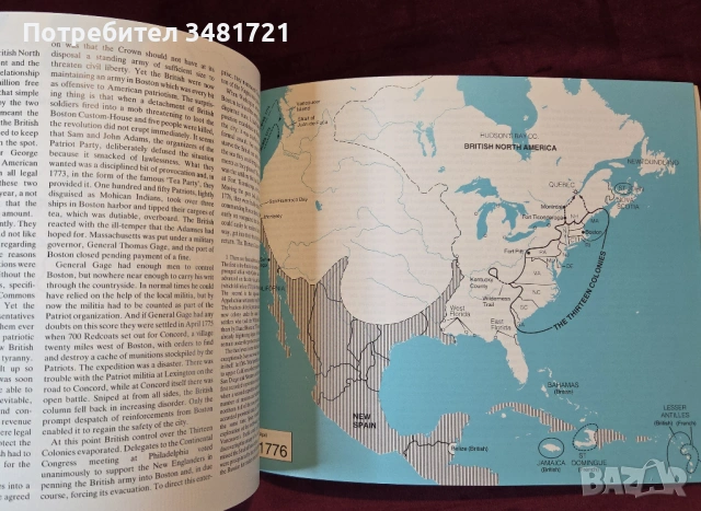 Исторически атлас на Северна Америка до 1870 / The Penguin Atlas of North American History to 1870, снимка 5 - Енциклопедии, справочници - 54245023