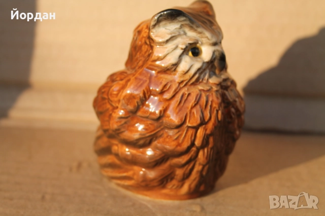 Немска порцеланова фигурка-бухал ''Goebel'', снимка 3 - Колекции - 52335422