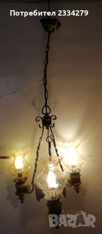 Стари лампи за таван., снимка 9 - Лампи за таван - 52050382