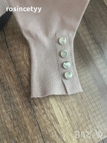 Бежова блузка, снимка 3 - Блузи с дълъг ръкав и пуловери - 50455018