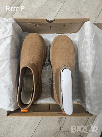НОВИ ОРИГИНАЛНИ UGG Australia - Велурени зимни боти Classic Mini Dipper, снимка 5 - Дамски боти - 53462824