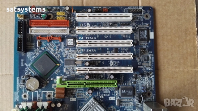 Дънна платка Gigabyte GA-8IPE1000-G REV:4.0 Socket 478 CPU+FAN+RAM, снимка 4 - Дънни платки - 54088020
