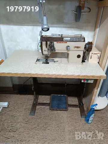 двуиглова шевна машина Pfaff тежък клас, снимка 8 - Други машини и части - 50052670