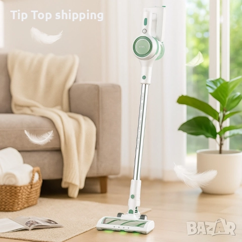 Безжична прахосмукачка Solac Turbobat Power - С HEPA филтър и LED четка, снимка 2 - Прахосмукачки - 51677177