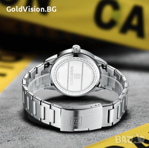 Мъжки часовник Naviforce 8044 – Green + ПОДАРЪК, снимка 4 - Мъжки - 53138963