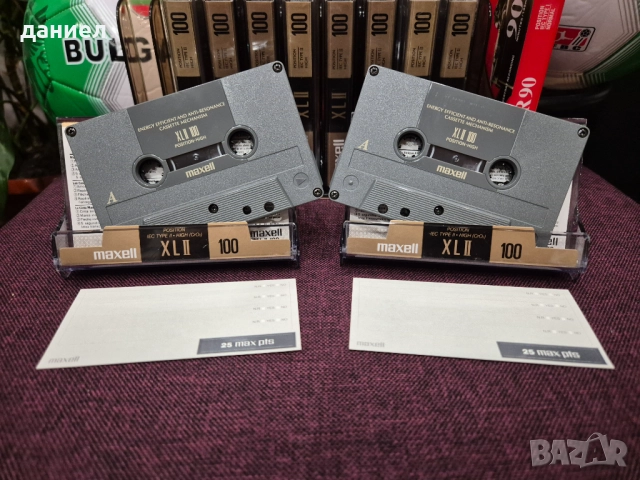 Качествени аудио касети MAXELL XLII100 – TYPE II – хромна лента - Made in Japan + подарък, снимка 3 - Аудио касети - 52988543