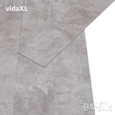 vidaXL PVC подови дъски 5,02 м² 2 мм самозалепващи земно сиво (SKU:146599), снимка 3 - Строителни материали - 48351091