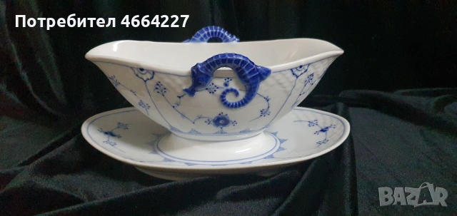 Уникална порцеланова сосиера