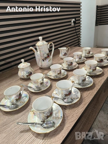 Порцеланов сервиз за кафе , снимка 4 - Сервизи - 52184297