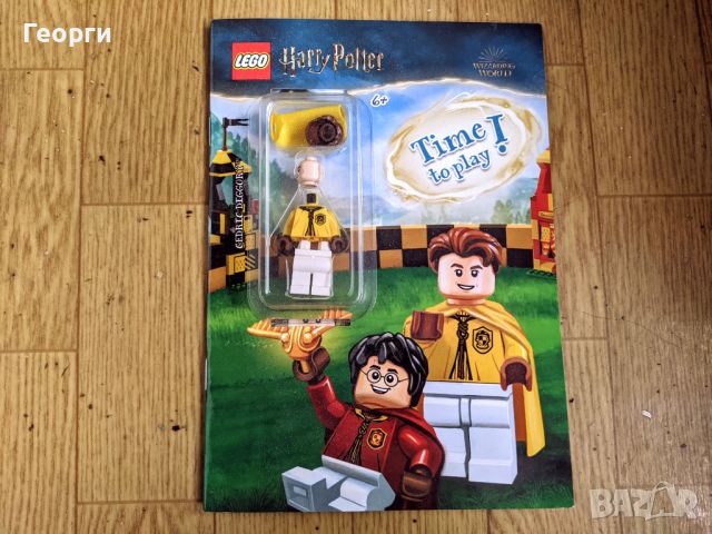 Лего фигурка Хари Потър с книжка Lego Harry Potter, снимка 1 - Конструктори - 41247653