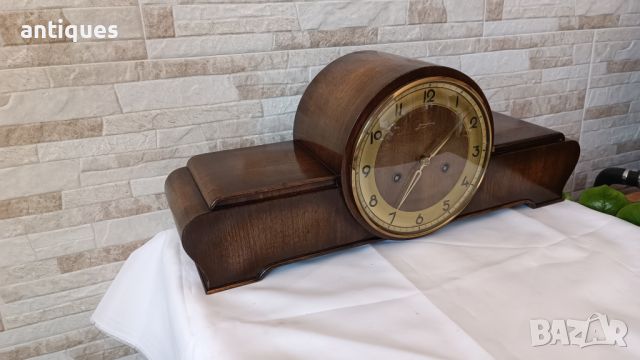 Стар каминен часовник - Dugena - Swiss Made - Антика - 1960"г., снимка 3 - Антикварни и старинни предмети - 45942688