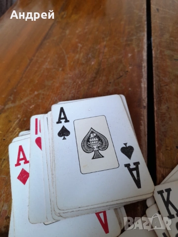 Стари карти за игра #20, снимка 3 - Карти за игра - 54045217