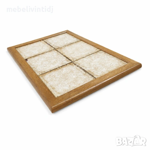 Пано от керамични плочки с дървена рамка, снимка 2 - Картини - 53558992