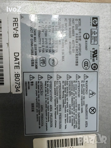 Продавам захранване Hp-API5pc49