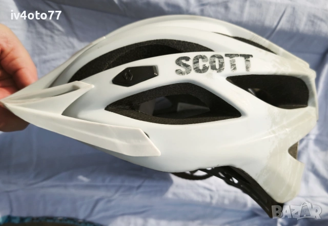  Продавам каска за велосипед SCOTT GROOVE II white-mat размер М, снимка 4 - Аксесоари за велосипеди - 53393984