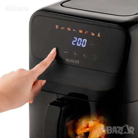 Фритюрник с горещ въздух MFX-515, 1500W, 5L, LED, снимка 3 - Фритюрници - 52841109