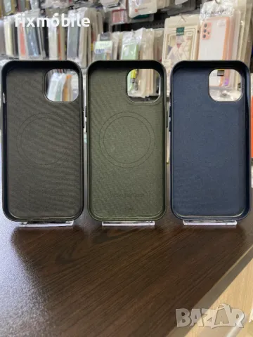 Apple iPhone 15 Woven Mag Cover калъф от плат, снимка 10 - Калъфи, кейсове - 47228206