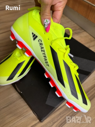 Нови оригинални бутонки adidas X CRAZYFAST LEAGUE 2G/3G AG! 44н, снимка 5 - Други спортове - 52249402