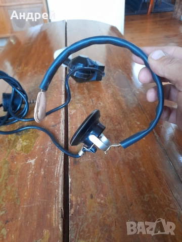 Стари слушалки с микрофон Респром, снимка 2 - Други ценни предмети - 52135799